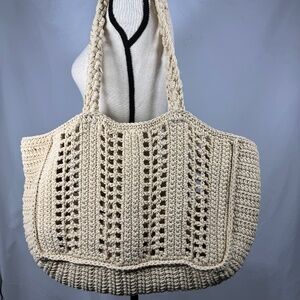 Crochet Large Tote Bag